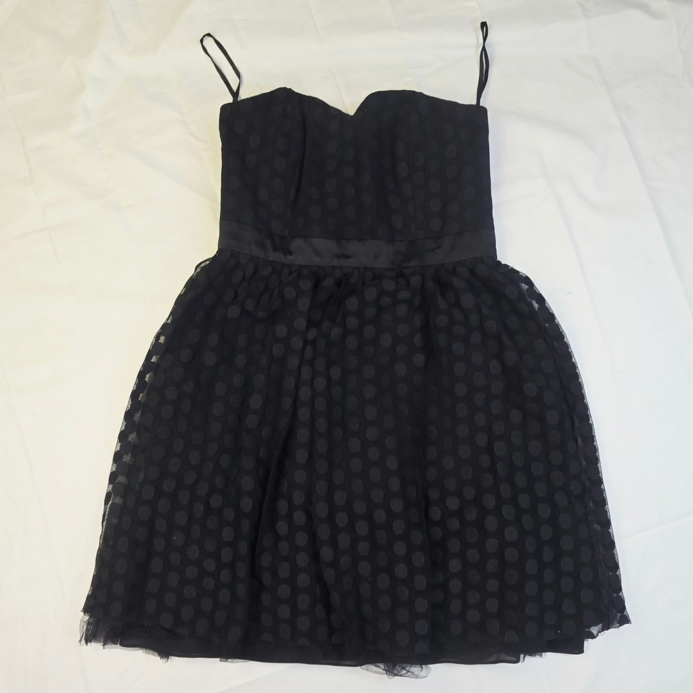 Women's Size 8 Black Tulle Cocktail Dress (READ DESCRIPTION)